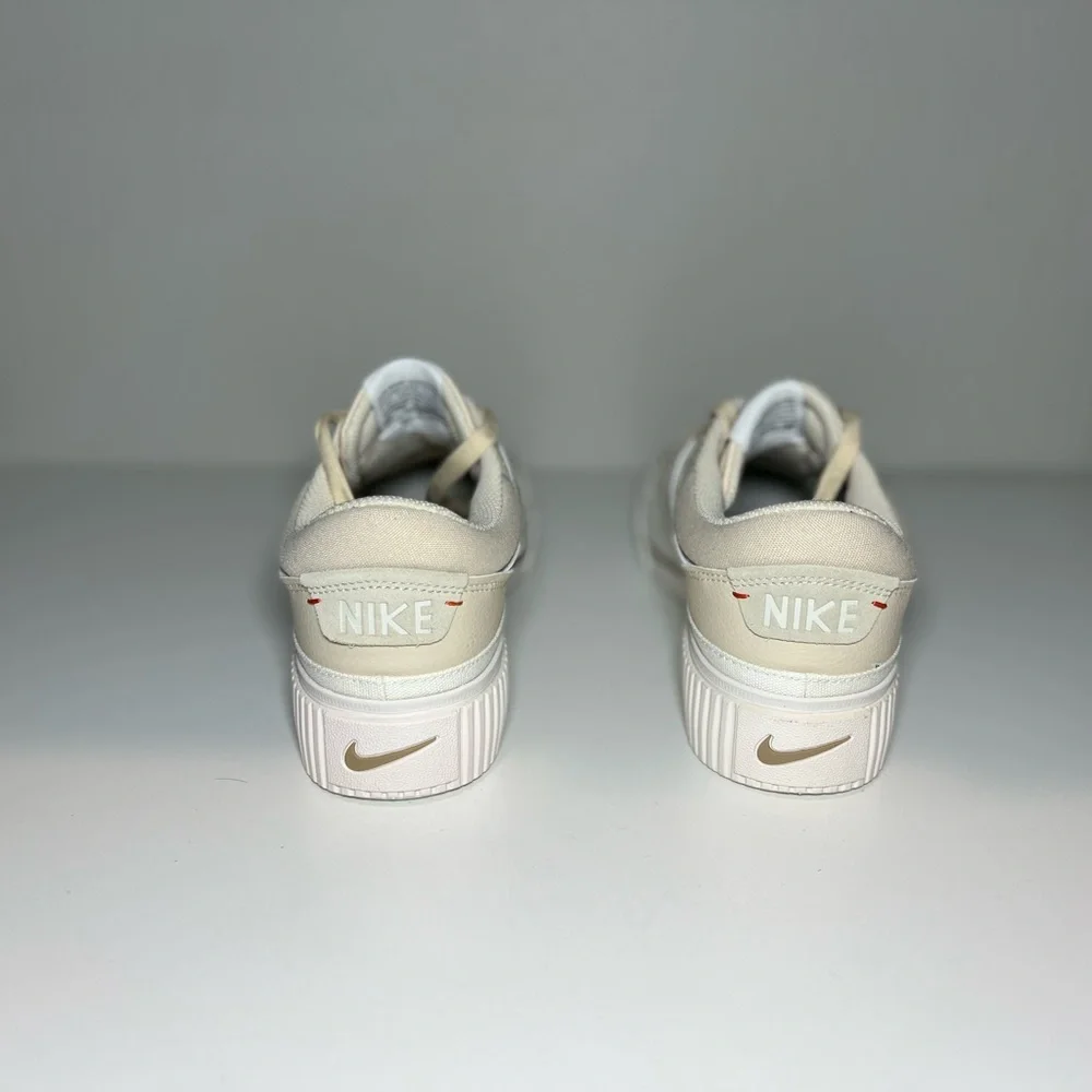 Nike Cream White Platform Sneakers